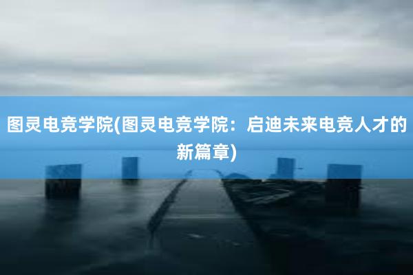 图灵电竞学院(图灵电竞学院：启迪未来电竞人才的新篇章)