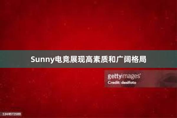 Sunny电竞展现高素质和广阔格局