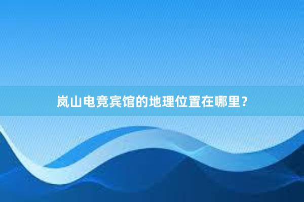 岚山电竞宾馆的地理位置在哪里？