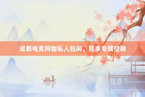 成都电竞网咖私人包间，尽享专属空间